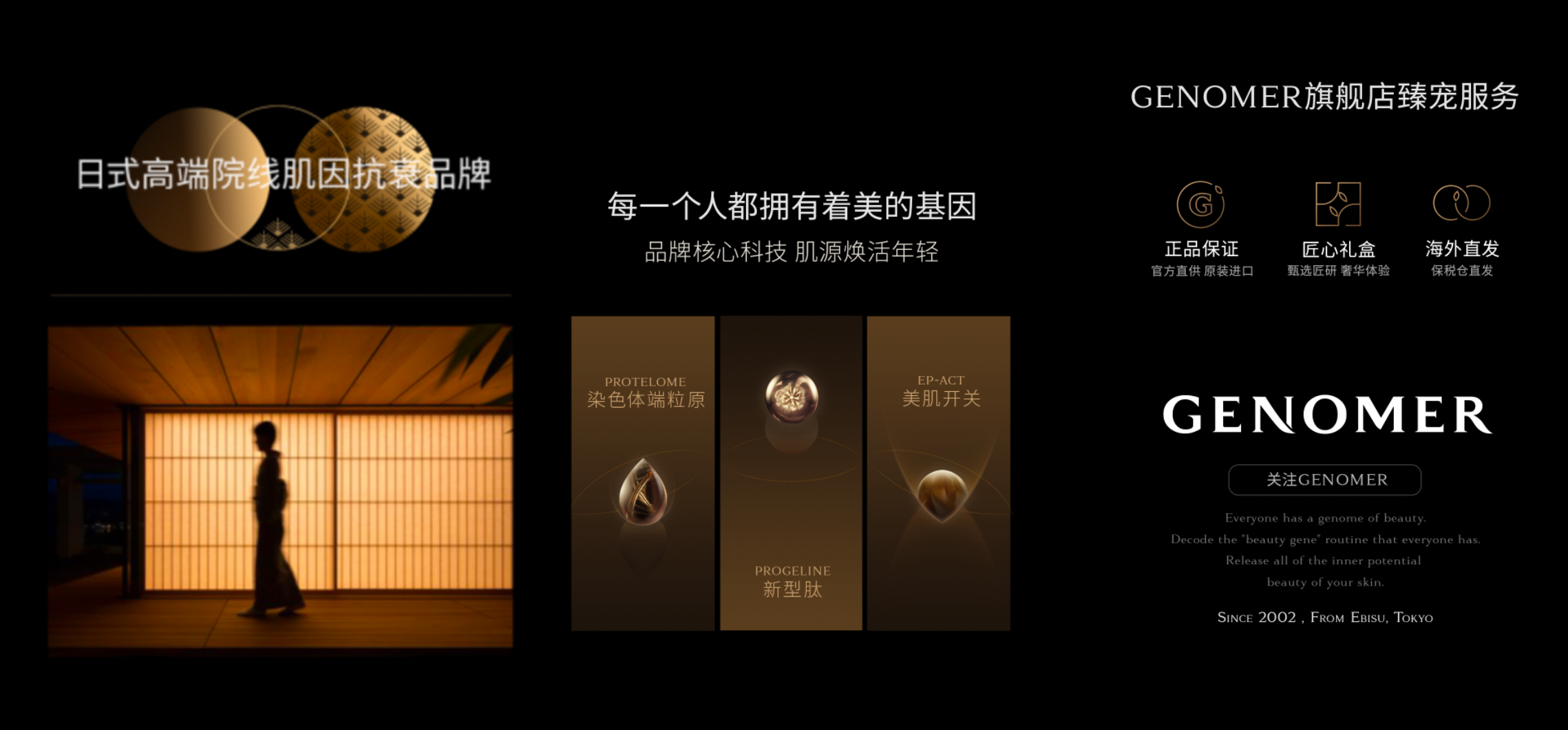 GENOMER 品牌页面视觉